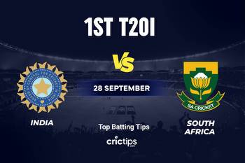 India vs South Africa Betting Tips & Who Will Win 1st T20I