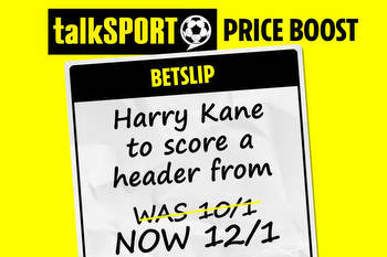 Italy v England Sky Bet Price Boost: Get Harry Kane to score a header at 12/1