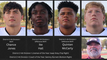 Lions dominate 2-4A Division I all-district football roster