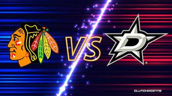 NHL Odds: Blackhawks-Stars prediction, pick, how to watch
