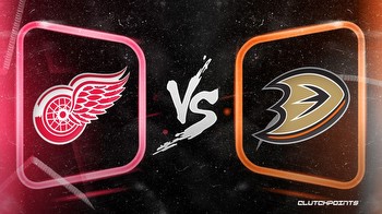 NHL Odds: Red Wings vs. Ducks prediction, odds and pick