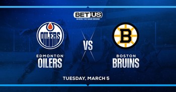 Oilers vs Bruins Prediction, Odds and Betting Trends