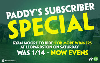 Paddy's Subscriber Special: Ryan Moore Evens to ride one winner