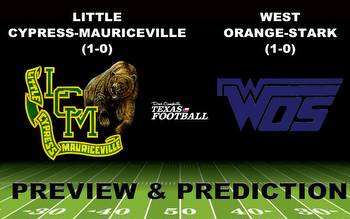 Preview & Prediction: Little Cypress-Mauriceville (1-0) vs West Orange-Stark (1-0) at Bridge City
