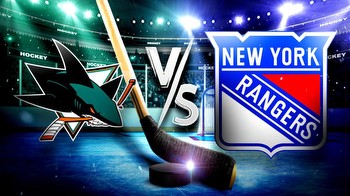 Sharks-Rangers prediction, odds, pick, how to watch