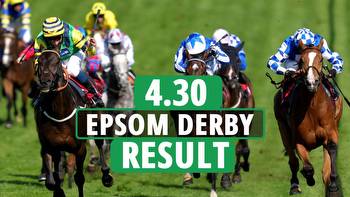 Who won the Epsom Derby 2022? How EVERY horse finished in 4.30 on Saturday