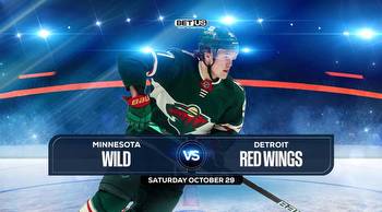 Wild vs Red Wings Prediction, Preview, Stream, Odds, & Picks