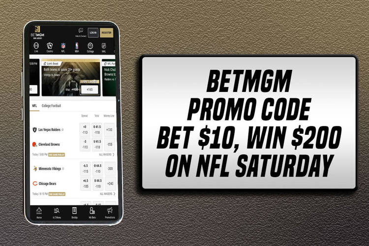 BetMGM Maryland promo code scores $200 with NFL touchdown Saturday