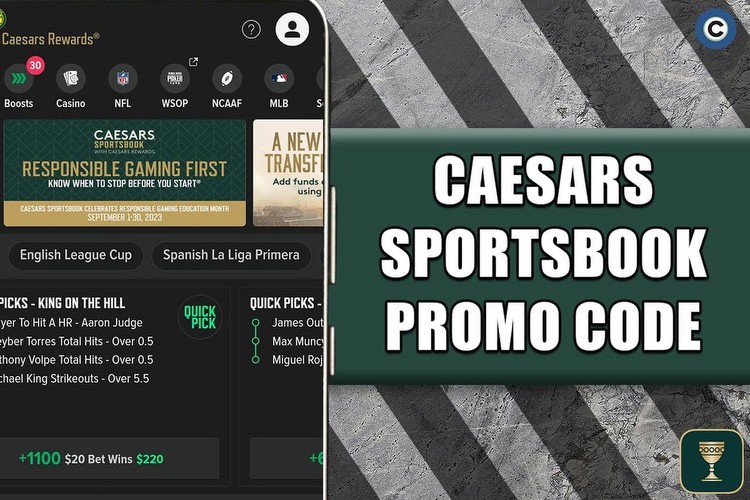 Caesars Sportsbook promo code CLEV1000: Get $1,000 NBA, CBB bet + boosts for SF-KC