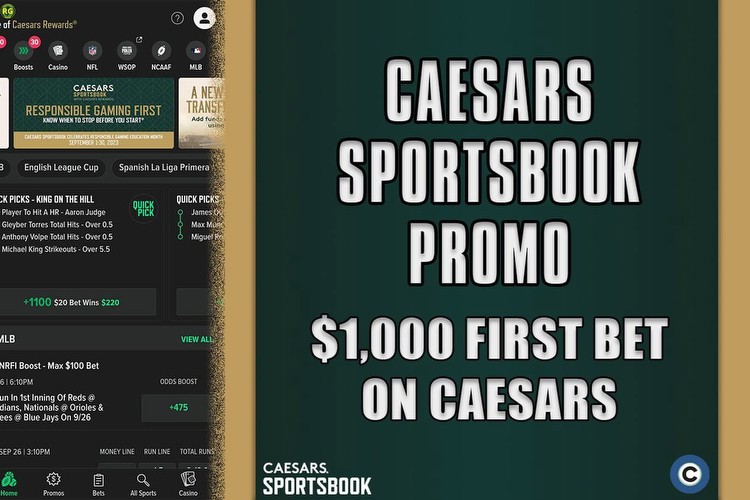 Caesars Sportsbook promo: Use code CLEV1000 for $1K NBA offer