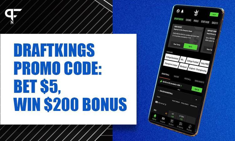 DraftKings promo code: Falcons vs. Panthers bet $5, win $200 bonus