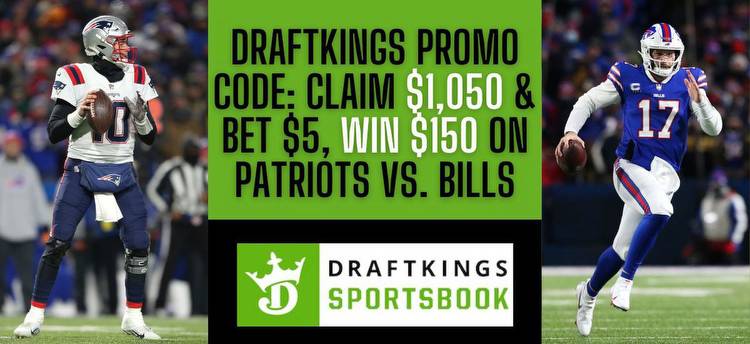 DraftKings promo code for TNF: Bet $5, win $150 on Bills vs. Patriots game