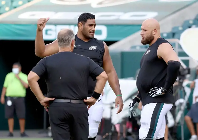 Eagles tackles Jordan Mailata and Lane Johnson know they can’t give Vikings the edge
