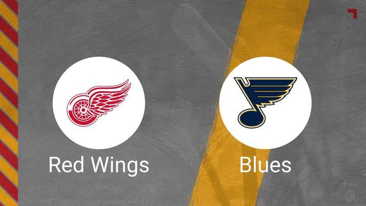 How to Pick the Red Wings vs. Blues Game with Odds, Spread, Betting Line and Stats