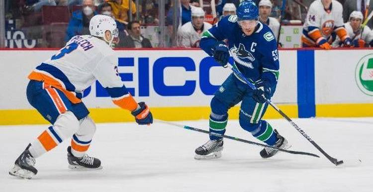 Islanders vs. Flyers Monday NHL odds, props: Bo Horvat +140 to score goal in New York debut