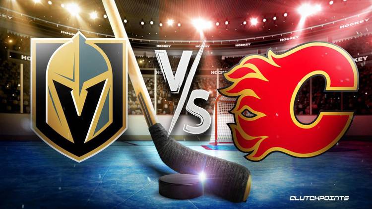NHL Odds: Golden Knights-Flames Prediction, Pick, How to Watch