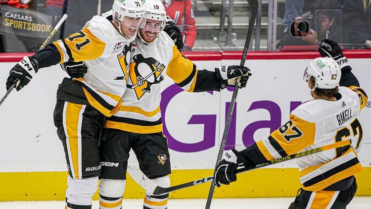 Penguins vs. Red Wings Player Props Betting Odds