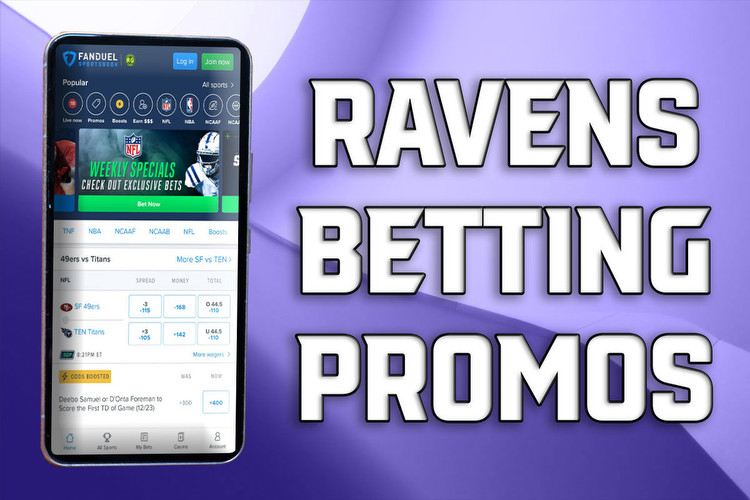 Ravens-Titans Betting Promos: Get $3,900 Bonuses from DraftKings, FanDuel, Caesars, Bet365, BetMGM
