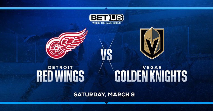 Red Wings vs Golden Knights Prediction, Odds, ATS Pick